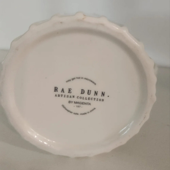 Rae Dunn Drink Coffee Mug With Ribbed Lines - Picture 4 of 4